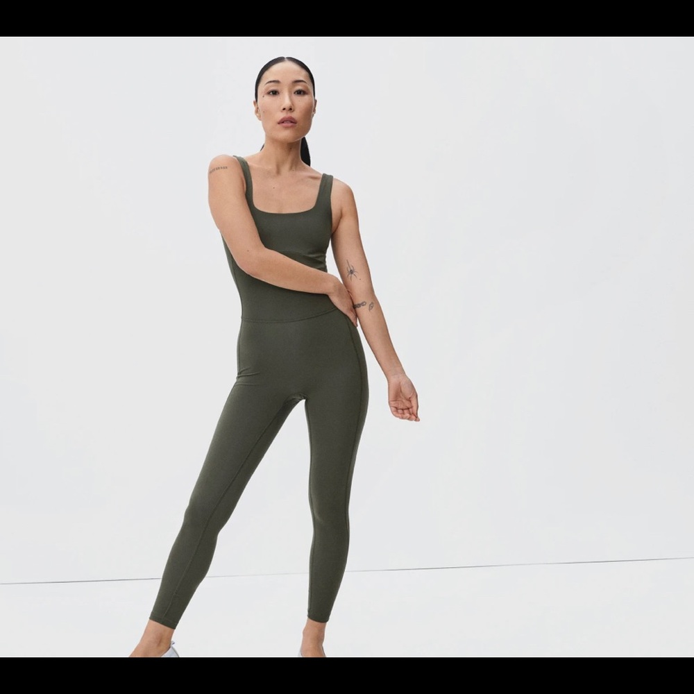 Everlane Perform Square Neck Unitard